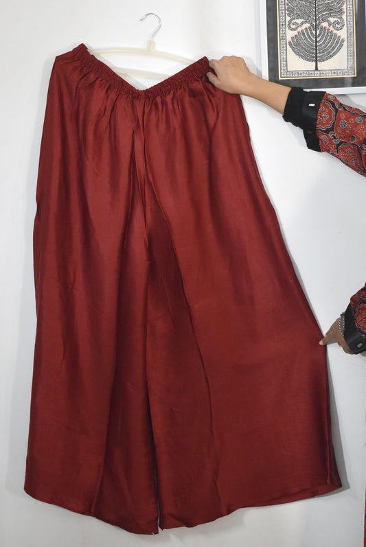 Elegant modal palazzo - Maroon