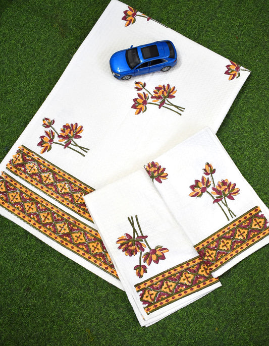 Kids Bath Essentials - Set of 1 Bath Towel + 2 Hand towels