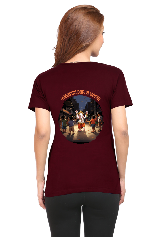 Ganapati Bappa Morya, Womens T-Shirt