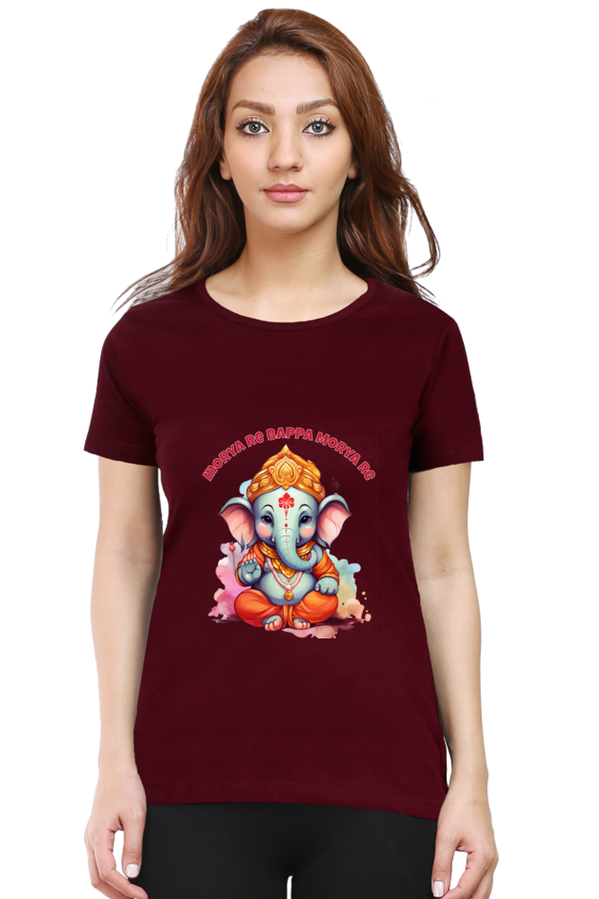 Morya Re Bappa Morya Re, Womens T-Shirt