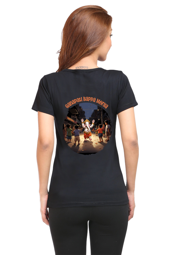 Ganapati Bappa Morya, Womens T-Shirt