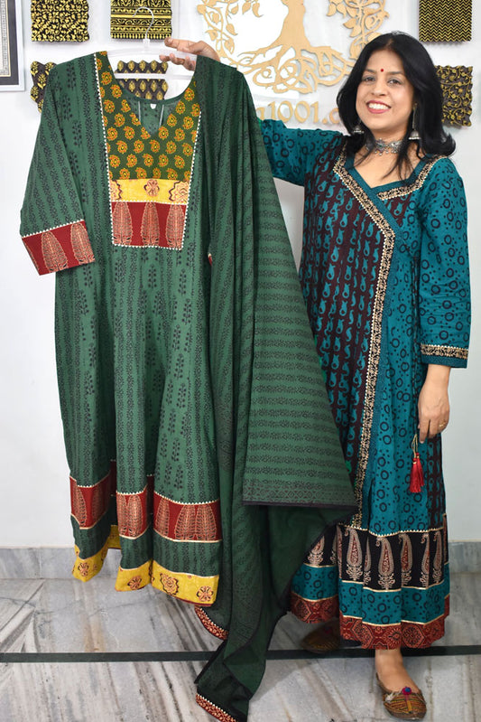 Bagh Anarkali Kurta and dupatta set - size 42