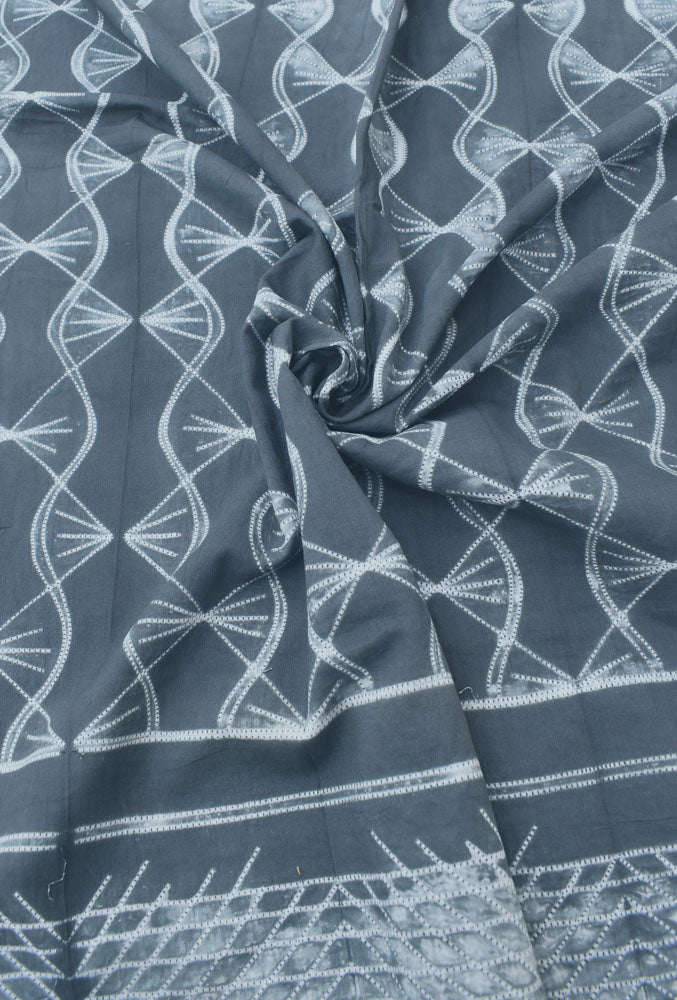 Hand crafted Nui Shibori Tie & Dye Cotton Fabric - 2.4 mtrs