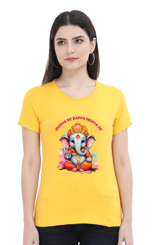 Morya Re Bappa Morya Re, Womens T-Shirt