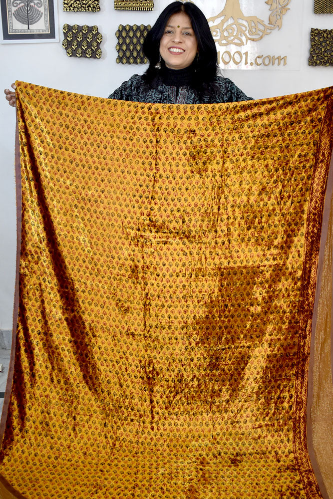 Bagh Velvet kurta fabric