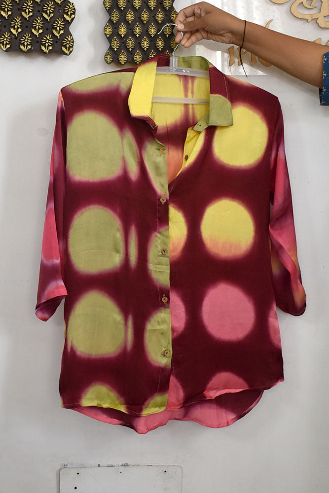 Beautiful Clamp Modal Silk Shirt size - 38 - 44