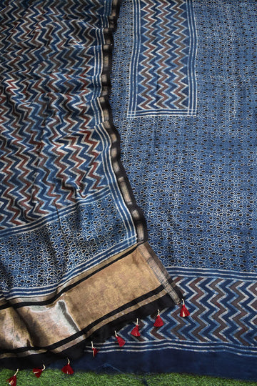 Ajrakh Multi patch Sasha Indian Skirt
