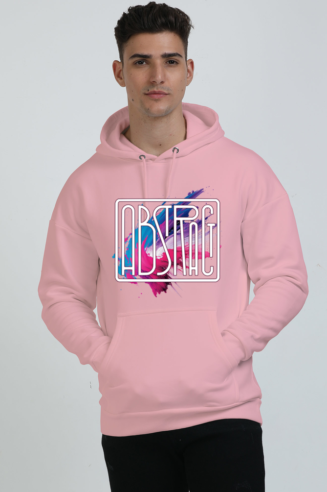 Winter wear : Abstract, Unisex oversized Hooded Sweatshirt 400 GSM