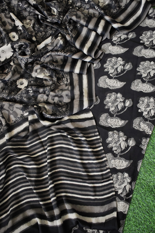 Vanaspati Ajrakh Modal Silk Kurta Dupatta Set ( 2 pc set)