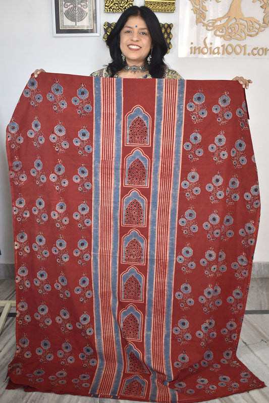 Designer Ajrakh cotton kurta/Kaftan fabrics