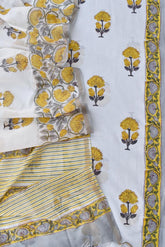 Multicolor - Handcrafted Patchwork Cotton Unstitched Kurta Material (2.6m) 54