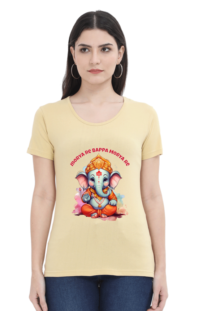 Morya Re Bappa Morya Re, Womens T-Shirt