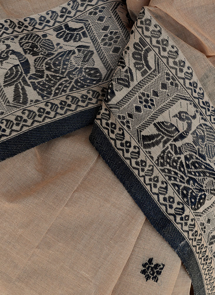 Beautiful Handcrafted Baluchari Cotton saree