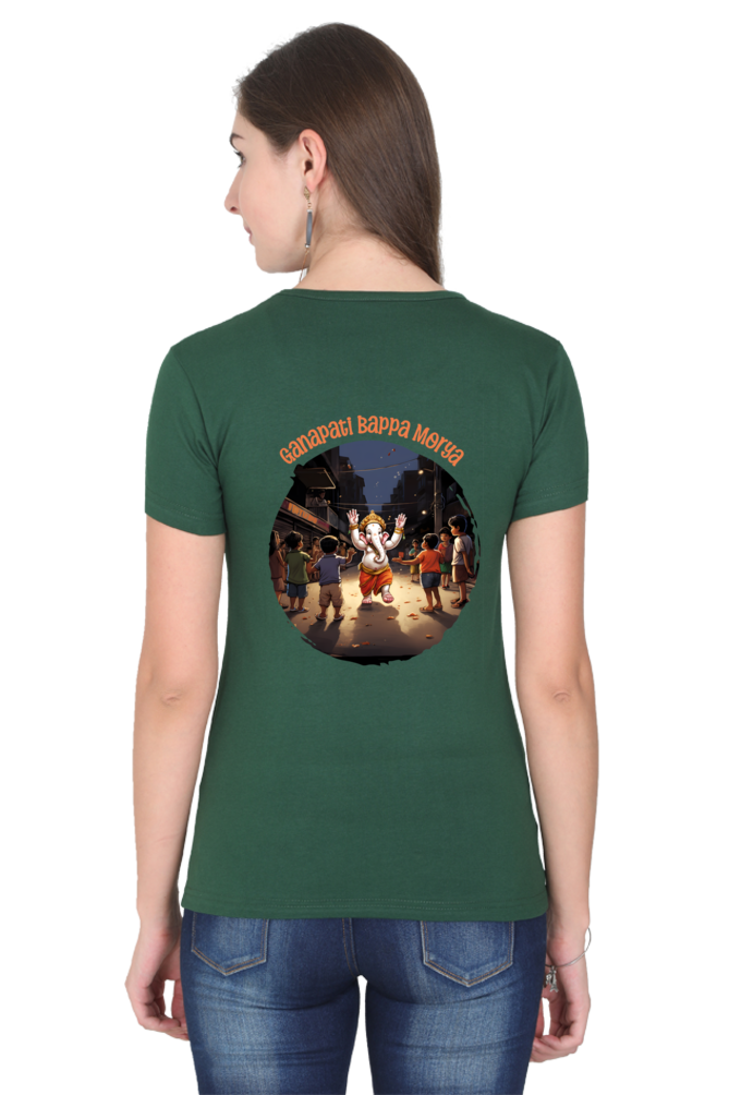 Ganapati Bappa Morya, Womens T-Shirt