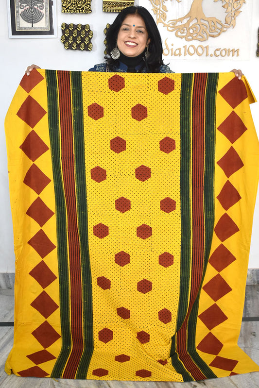 Designer Ajrakh cotton kurta/Kaftan fabrics