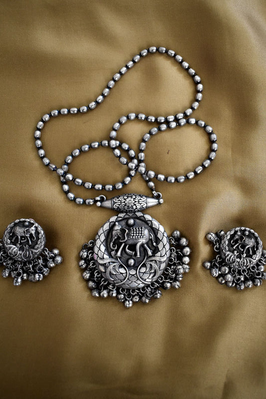 Elegant Antique finish German silver Necklace