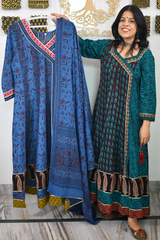Bagh Anarkali Kurta and dupatta set - size 40
