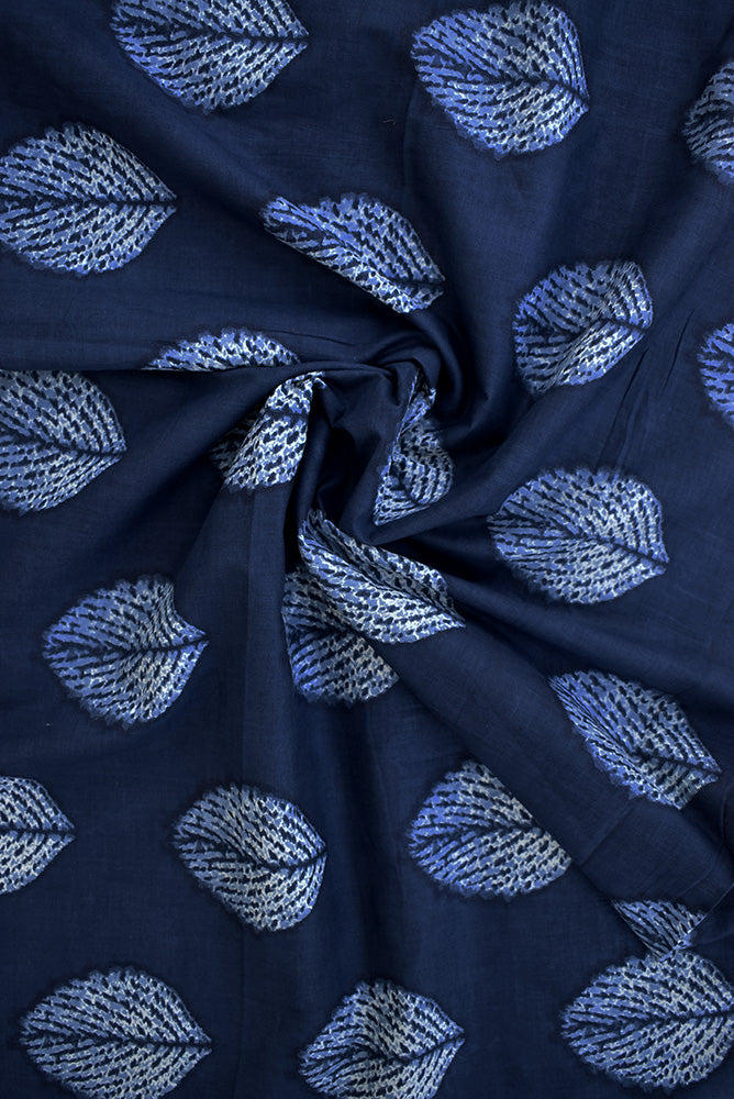 Block Printed Cotton Cut Fabric