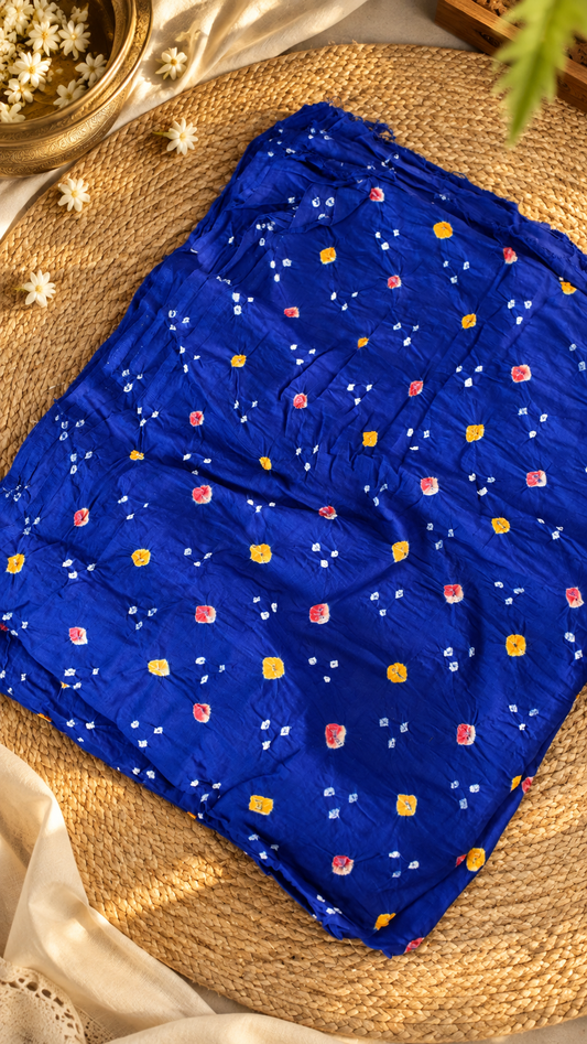 Bandhani Cotton Fabric (2.5 mtrs )