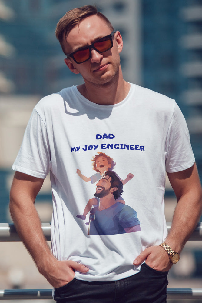 Dad my joy engineer - Unisex T - shirt