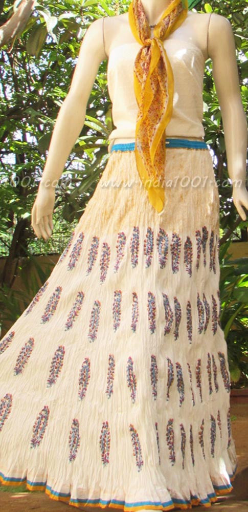 Stunning Cotton long skirt