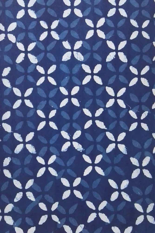 Dabu Hand Block Printed Cotton Fabric