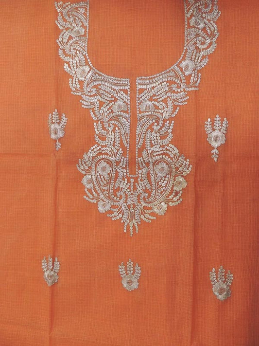 Kota Cotton Kurta with Hand done Pitta Work