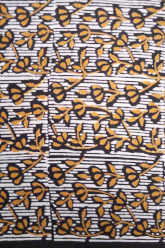 Block Printed Running Cotton Fabric