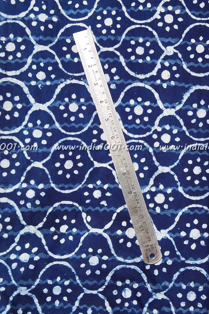 Dabu Hand Block Printed Cotton Fabric