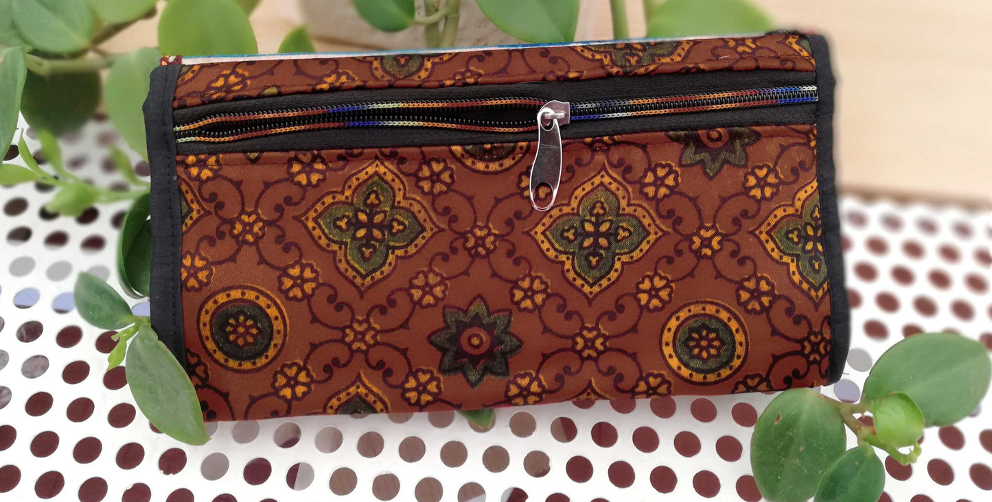 Handcrafted Kutch Leather & Mashroo wallet/purse
