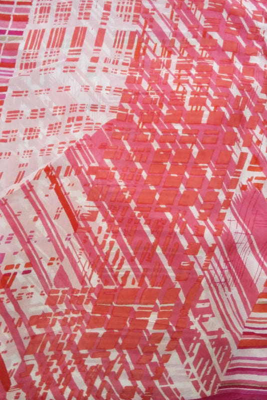 Printed Semi crepe fabric