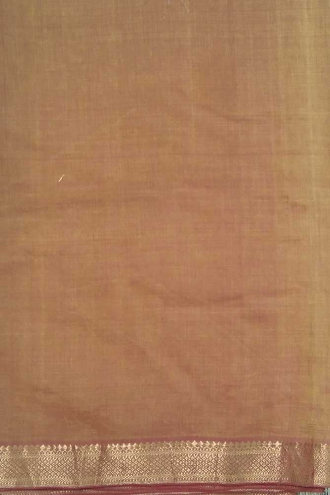 Fine Woven Mangalgiri cotton fabric with Nizam border