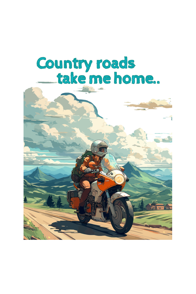Country roads take me home - unisex t - shirt