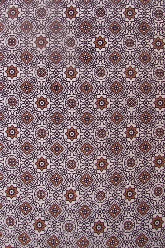 Block Printed Running Cotton Fabric