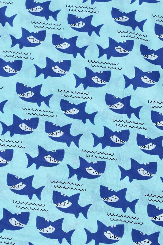 Beautiful Cotton fabric with quirky print ( 2.5 mtrs cut)