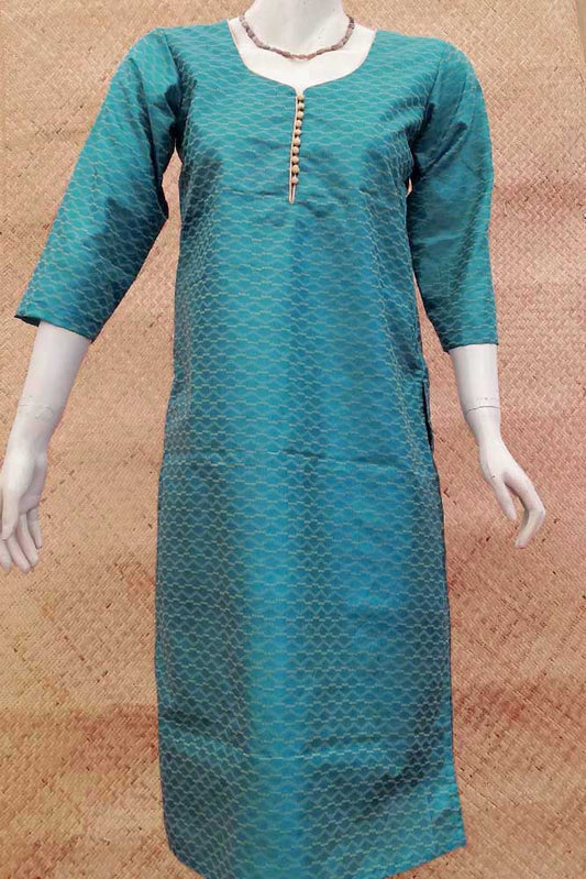 Elegant tussar silk  Long Kurta