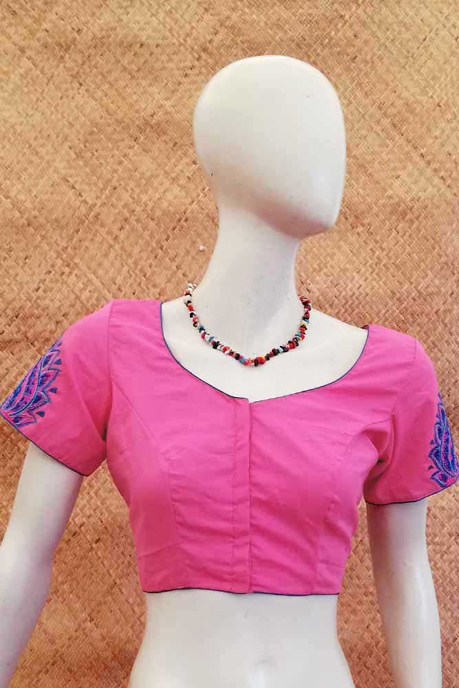 Cotton Blouse with Embroidery