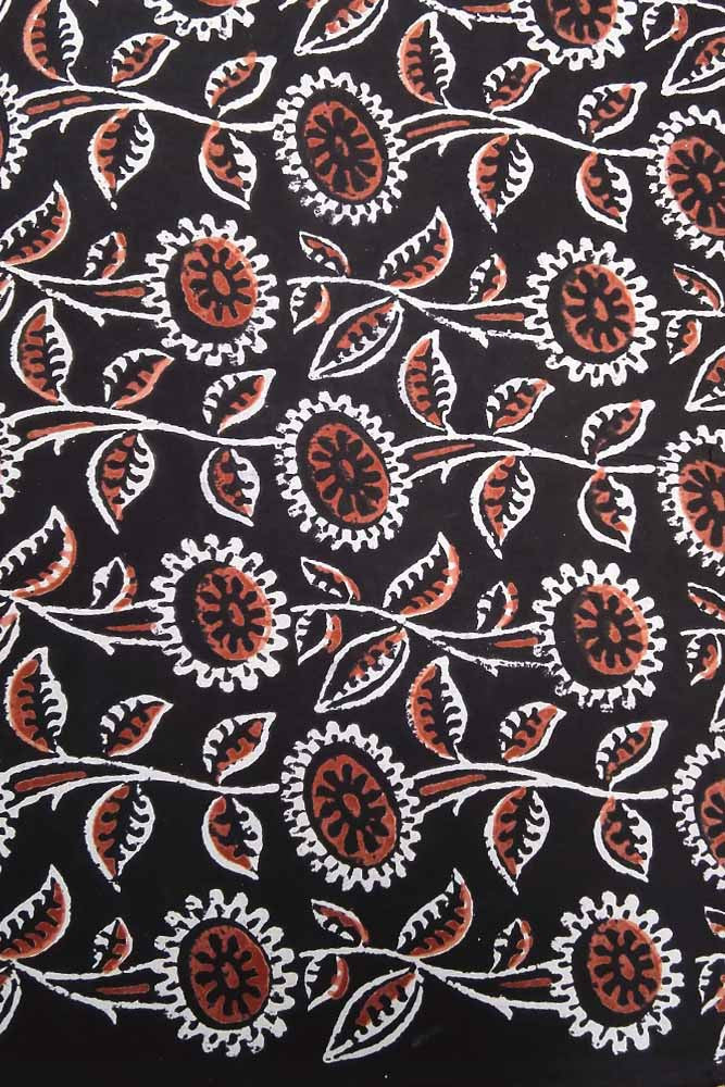 Block Printed Running Cotton Fabric