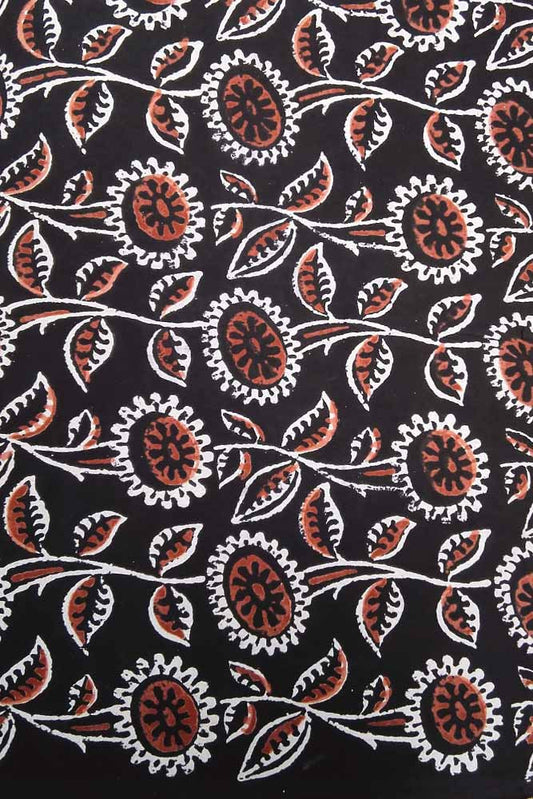 Block Printed Running Cotton Fabric