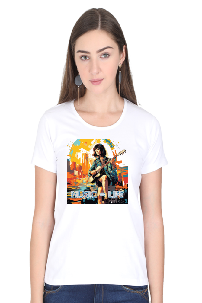 Music = Life - Womens T-Shirt