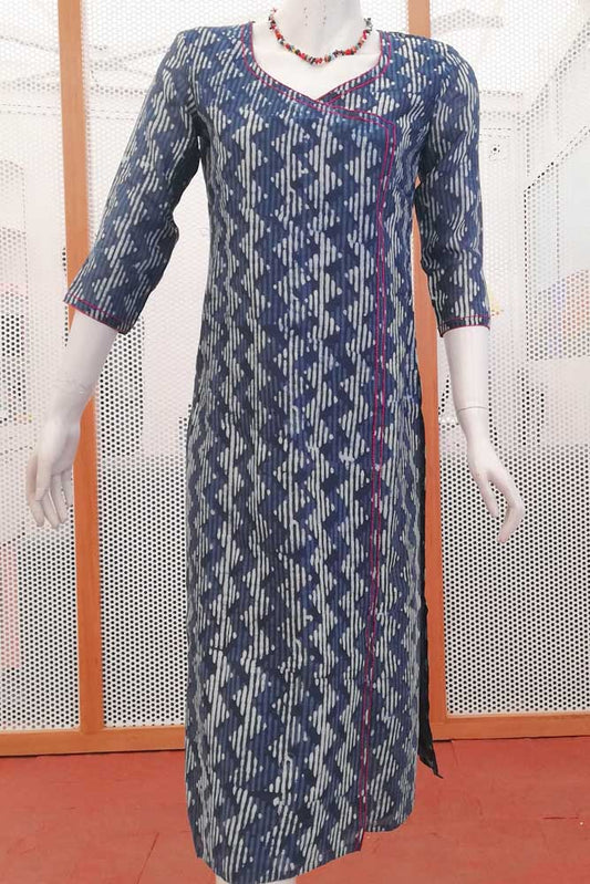 Elegant Chanderi Long Kurta