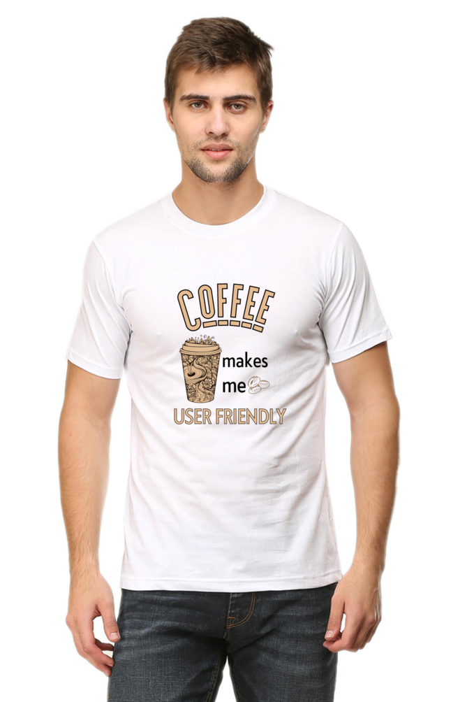 Coffee makes me user friendly - Classic Unisex T-shirt