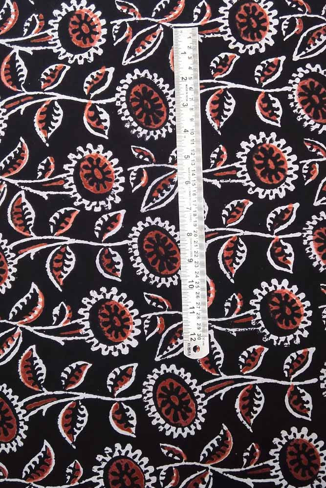 Block Printed Running Cotton Fabric