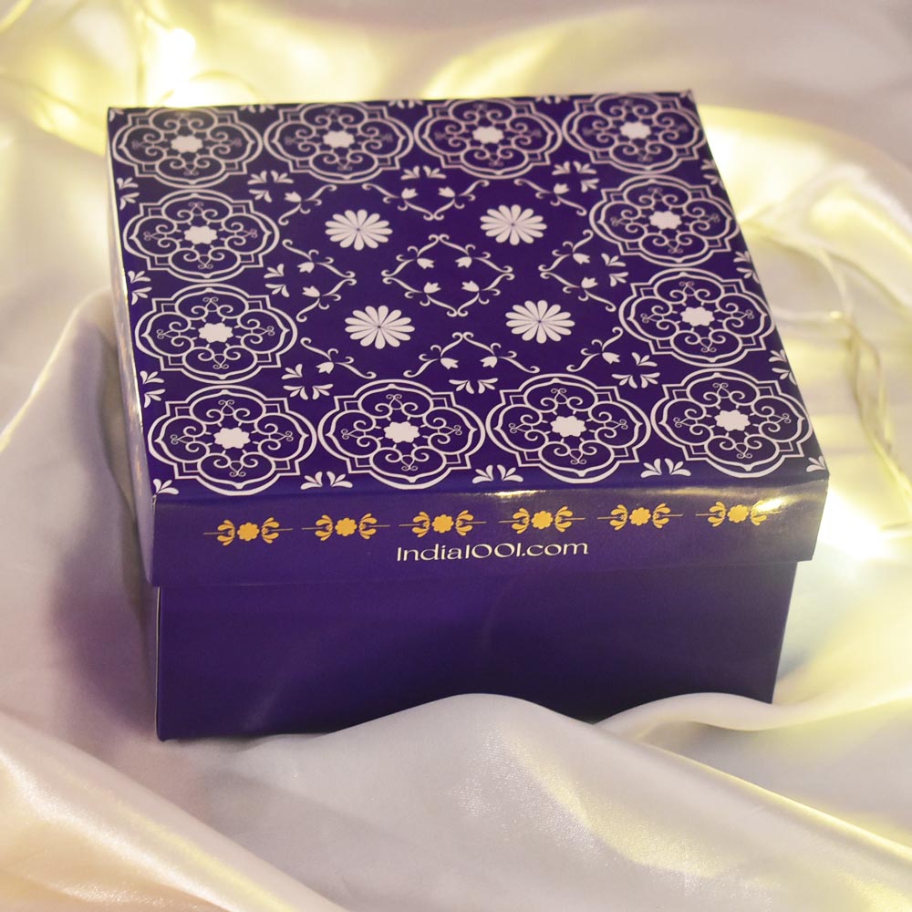 Samriddhi Diwali Hamper with Handcrafted Jaipur Blue Pottery - समृद्धि