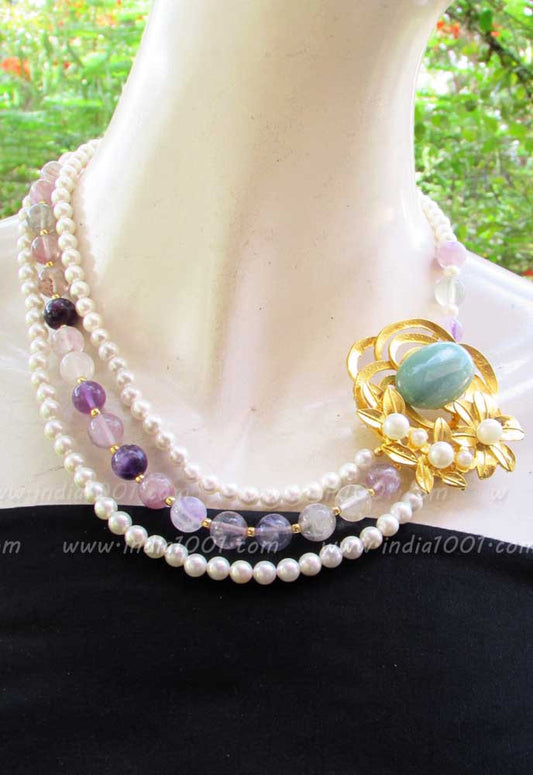 Designer Pearl Mala Set