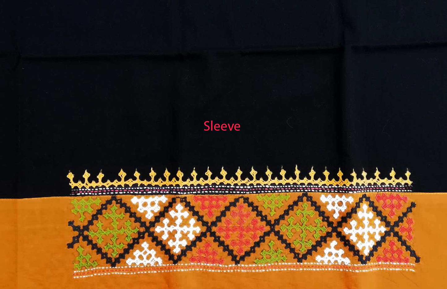 Embroidered cotton blouse fabric