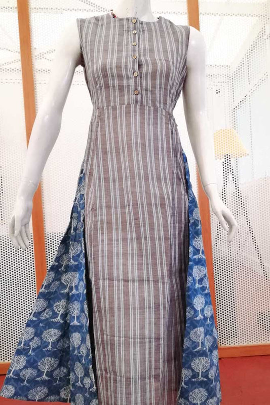Elegant Cotton Long Kurta/ dress