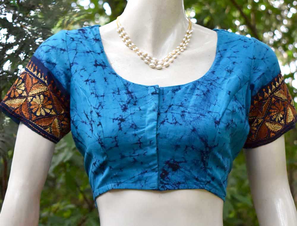 Hand Embroidered Kantha  Blouse,  Size -  42