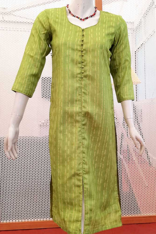 Elegant tussar silk  Long Kurta