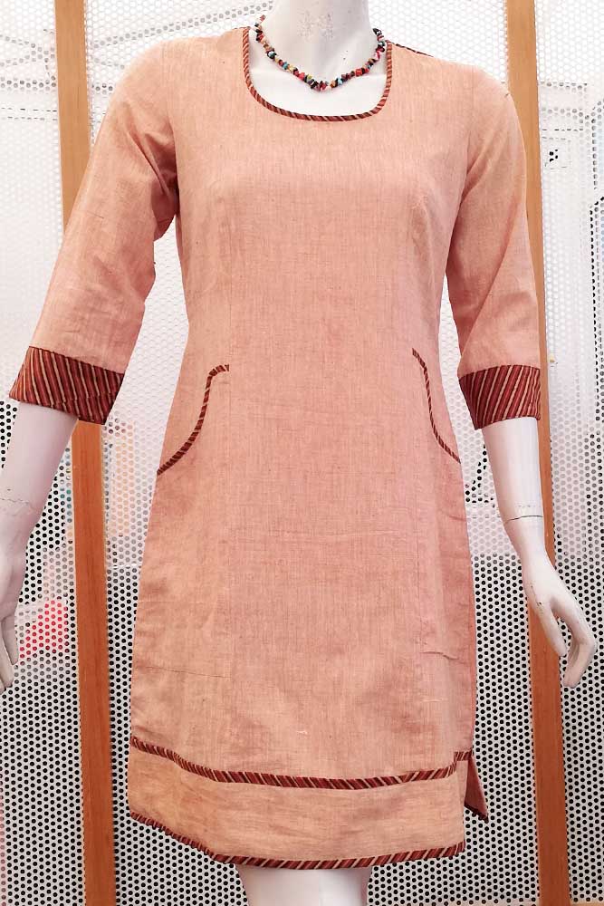 Elegant Khadi Cotton dress